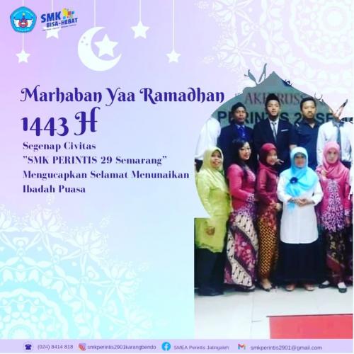 Marhaban Yaa Ramadhan 1443 H