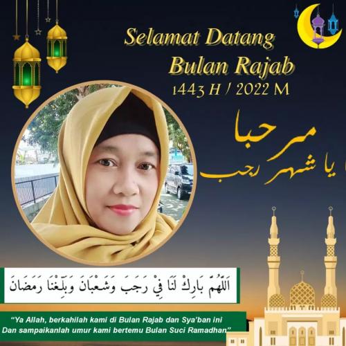 Bulan Rajab 1443 H / 2022 M